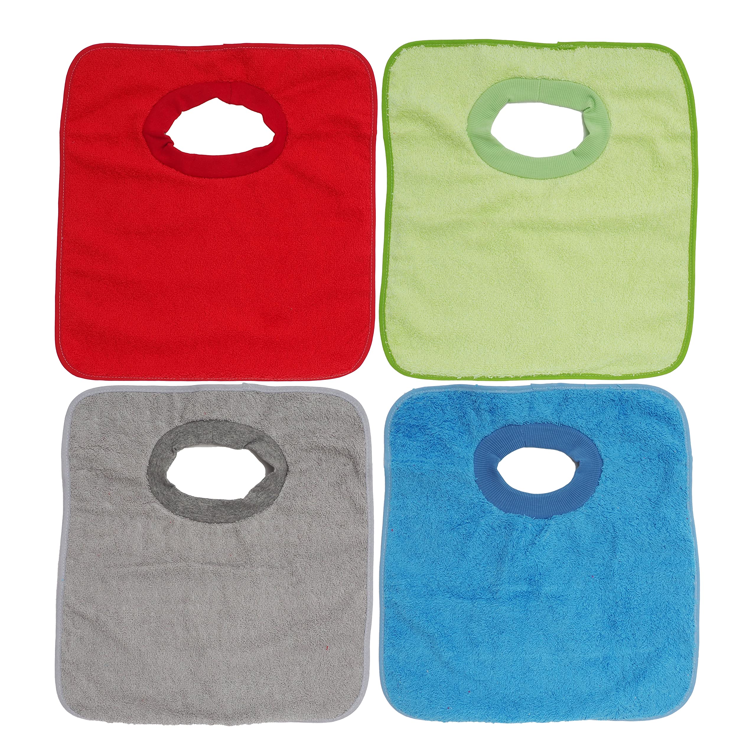 Nativity Bibs with Plastic Lining and Elastic Band, Pack of 4