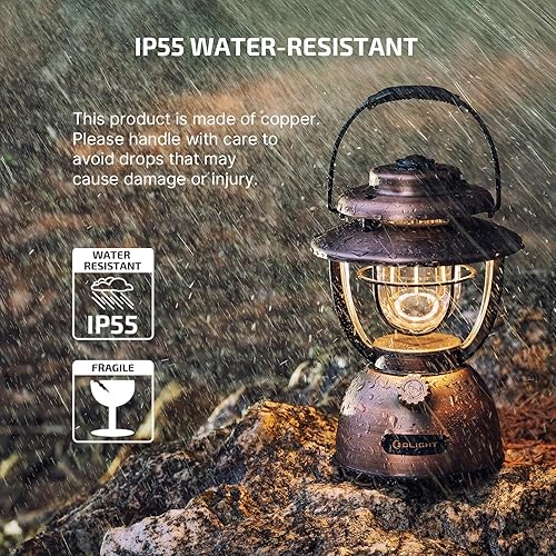 Miniatura 7 de OLIGHT Olantern Classic 2 Pro - Linterna de campamento con control de aplicación, linterna LED recargable de 300 lúmenes con fuentes de luz duales