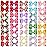 CLLOT 40 Pcs 4.5 Inch Hair Bows for Girls Clips Grosgrain Ribbon Boutique Hair Bow Alligator Clips For Girls Teens Toddlers Kids(Rainbow Colors)