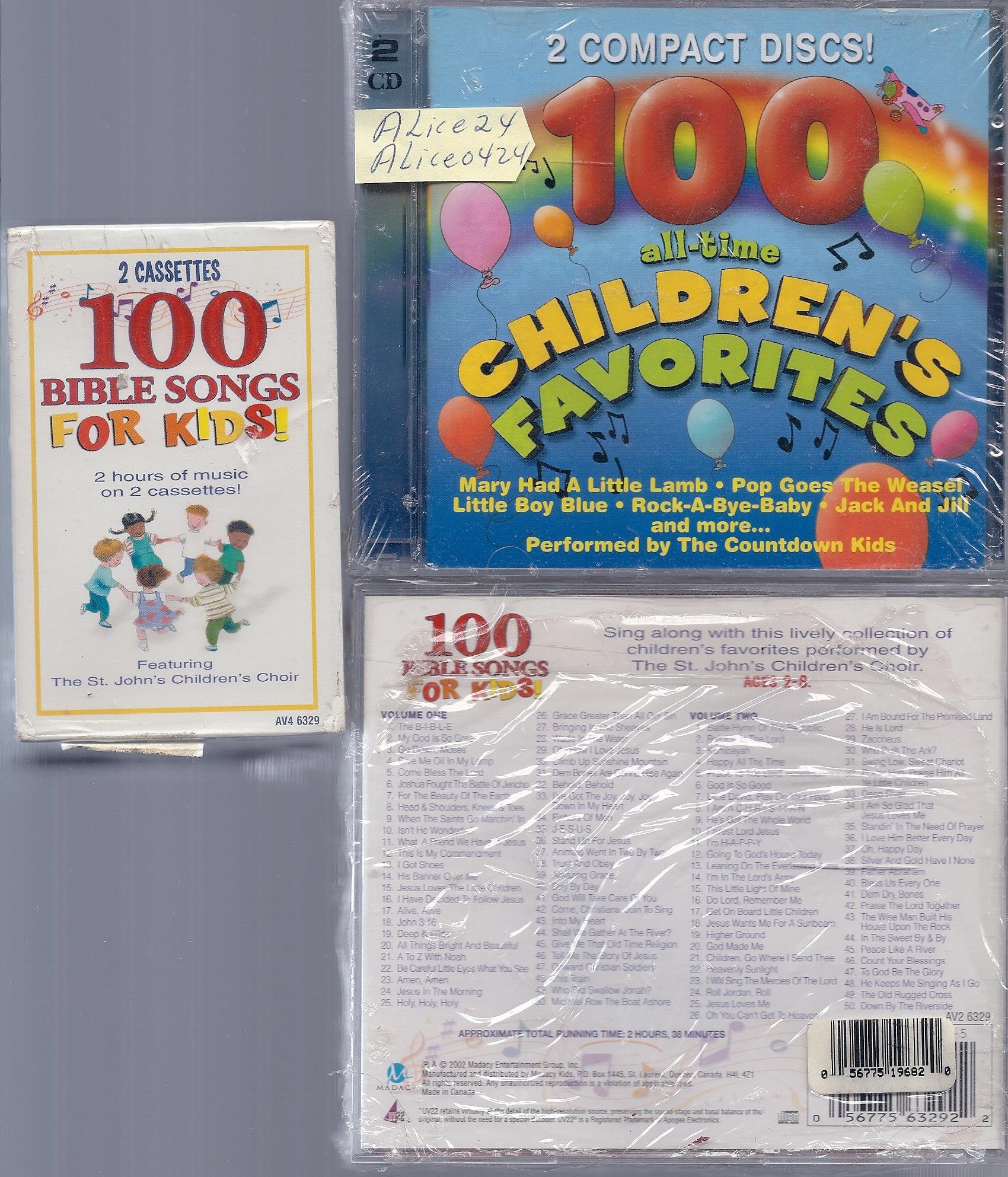 100 Bible Songs for Kids