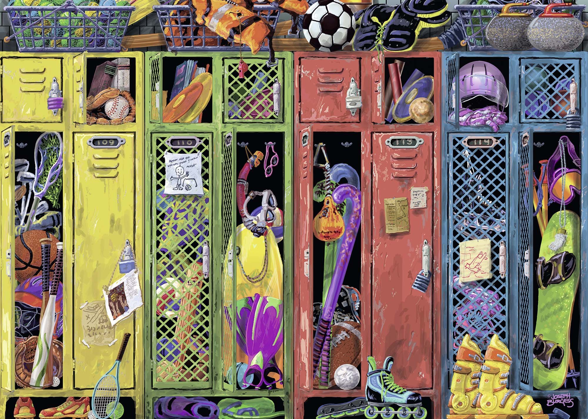 Ravensburger Puzzle, Puzzle 1000 Pezzi, Gli Armadietti Puzzle, Puzzle per Adulti, Jigsaw Puzzle, Puzzle Ravensburger - Stampa di Alta Qualità