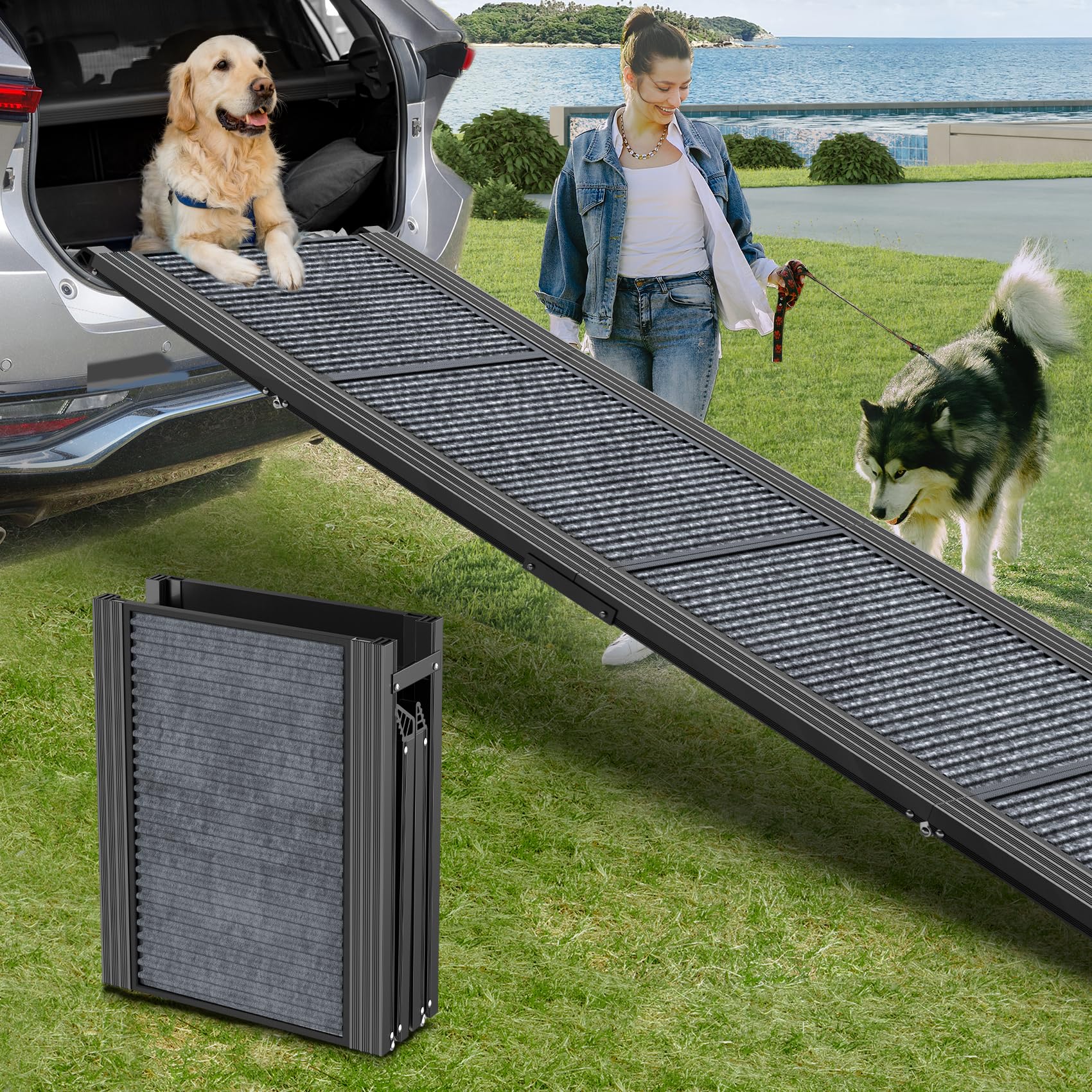 HerCcreta wigge Upgraded Dog Ramp