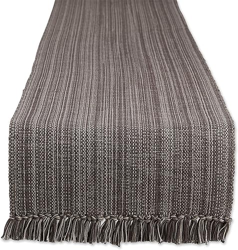 Vista 44 de DII - Colección de mesa jaspeado, camino de mesa, 13x72, rojo tango Tango Rojo