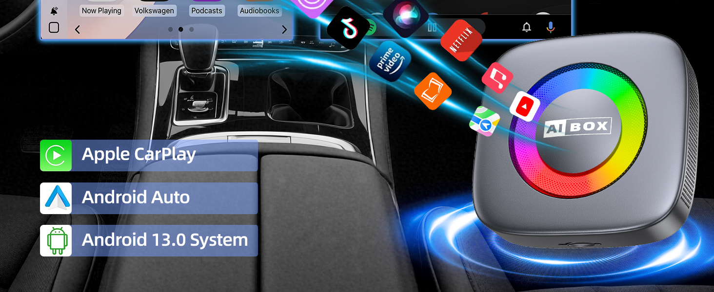 Amazon.com: 3-in-1 Wireless CarPlay/Android Auto Adapter