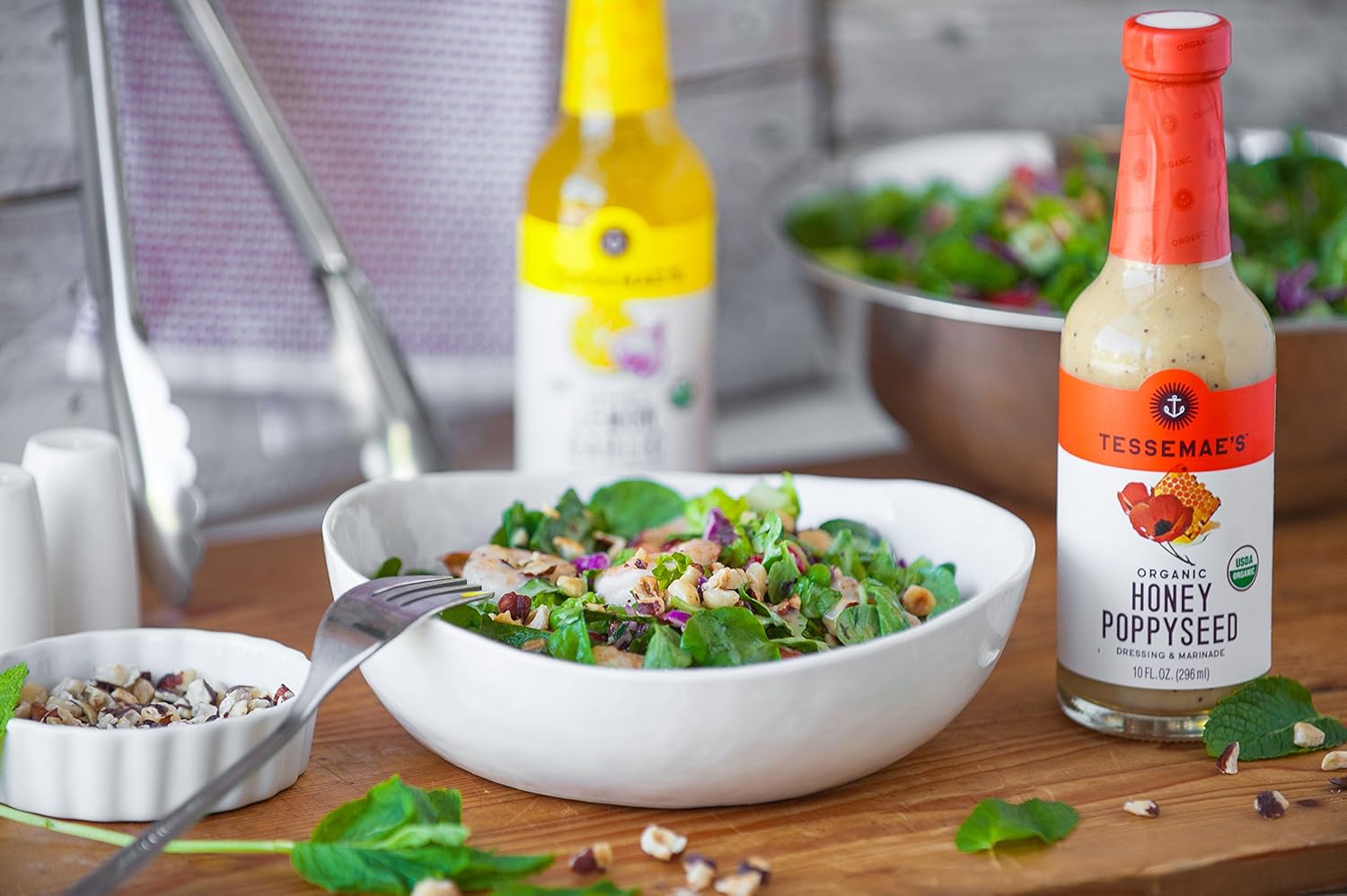 Tessemae's All Natural Salad Dressing 2-Pack (Organic Honey Poppyseed)