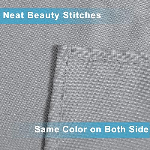 Miniatura 5 de XWZO Cortinas de cenefas de cocina para ventanas, sala de estar, dormitorio, baño, estilo granja, comedor, aislamiento térmico, bolsillo para barra,