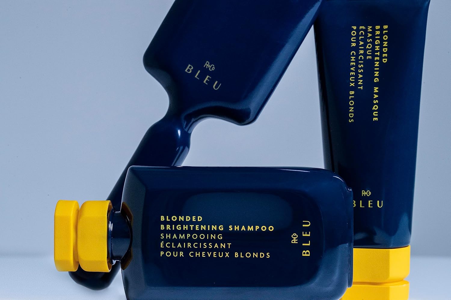 R+Co BLEU Blonded Brightening Masque – Repairs and Revives Dull, Yellowed Blondes, Hydrates, Neutralizes Yellow Undertones, Restores Shine, Adds Strength, 5 oz - Image 7