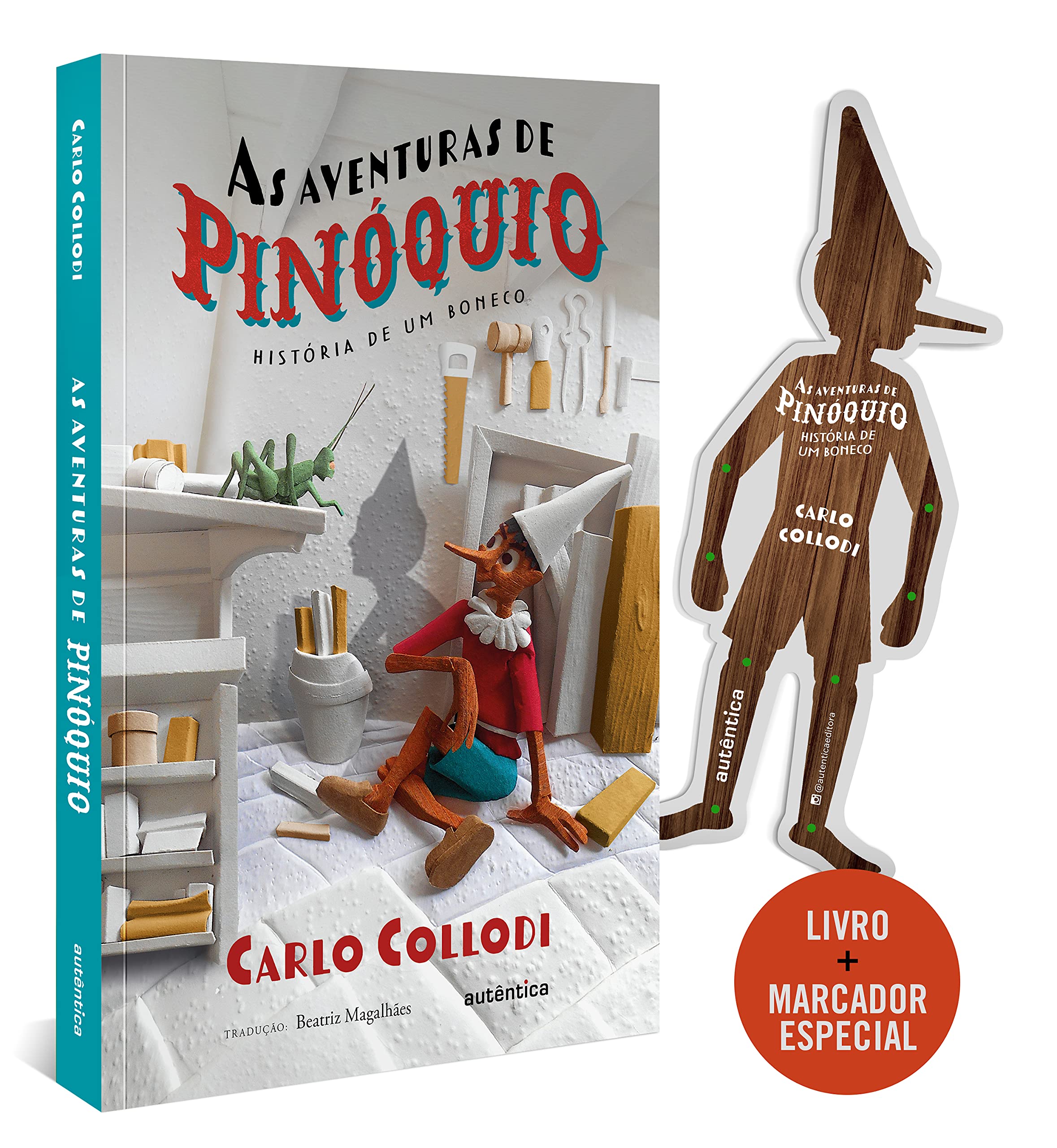 As aventuras de Pinóquio - (Texto integral - Clássicos Autêntica