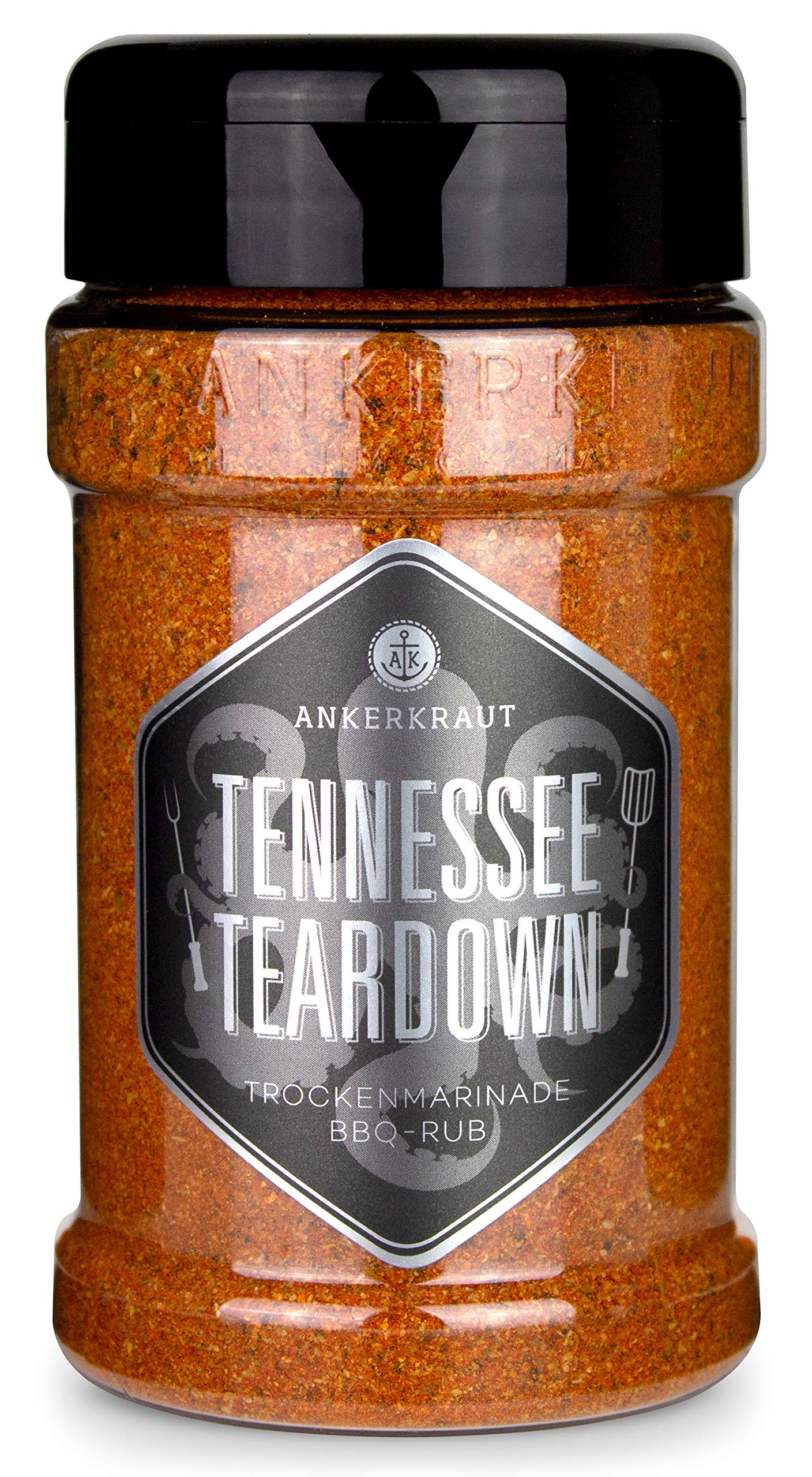 Ankerkraut BBQ Rub Set mit 6 Streuern - Grill-Gewürze mit Geschmack & Aroma