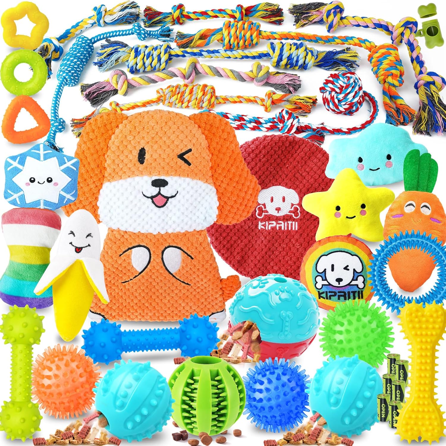 Pet Supplies KIPRITII Puppy Toys for Dog Teething39 Pack Exclusive