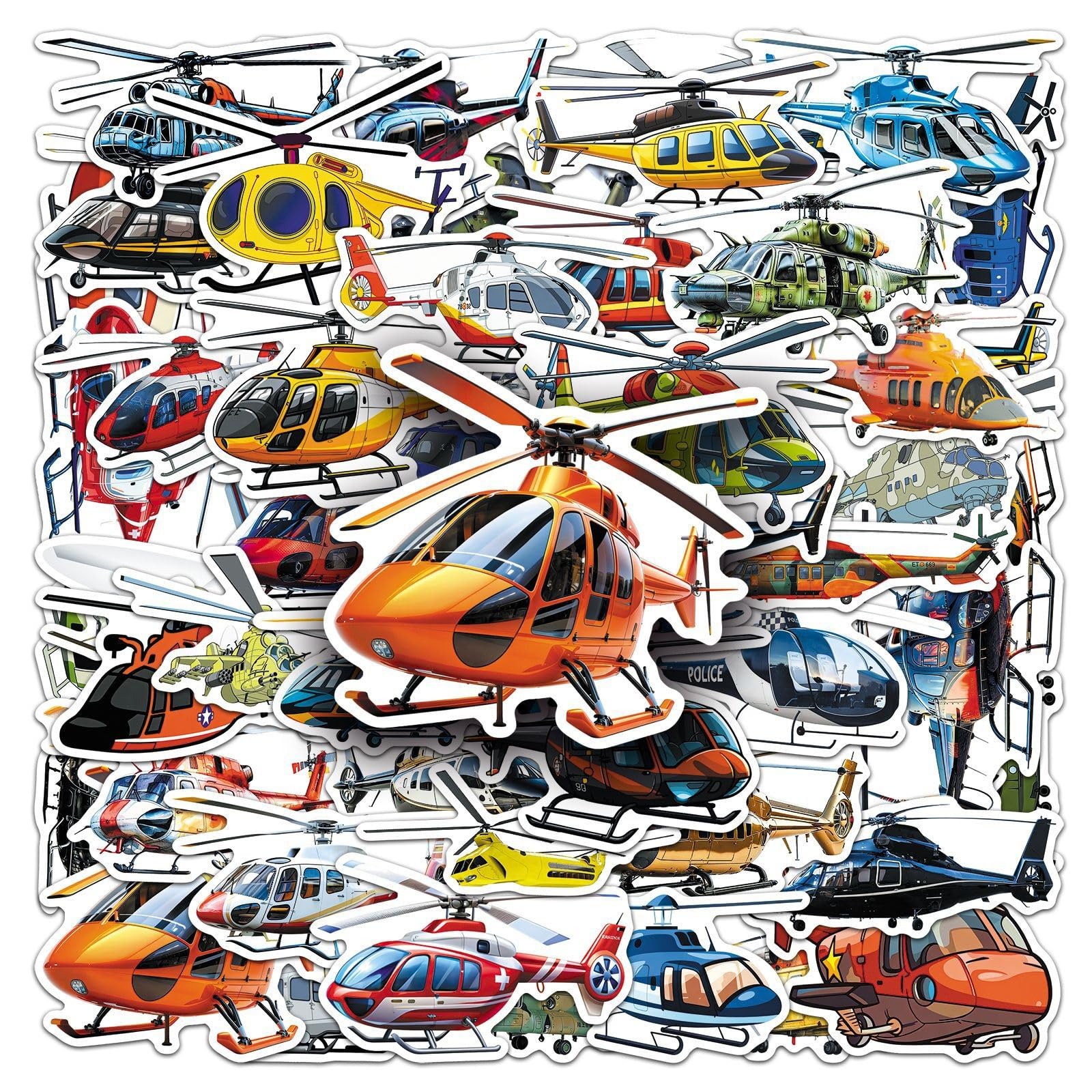 FGLFPXI 30/50PCS Stickers Waterproof Decorative Stickers for Phone Tablet Guitar Helmet Notebook Stationery