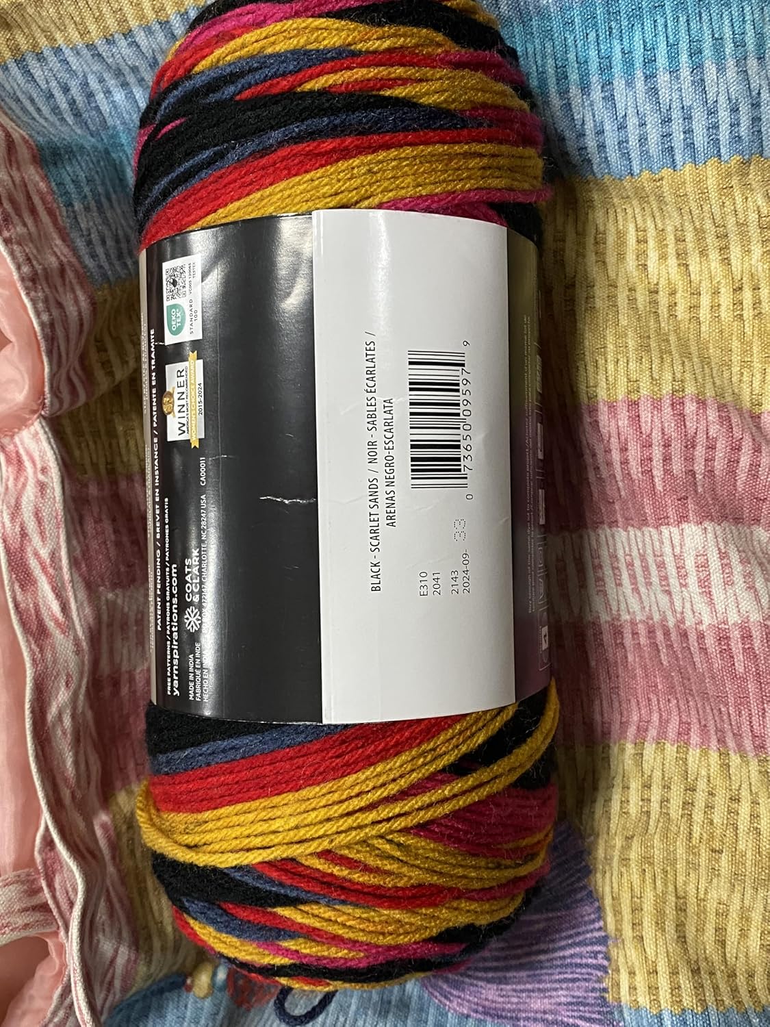 Red Heart All In One Granny Square Yarn (250g/8.8oz), Soft White - Hot Stuff
