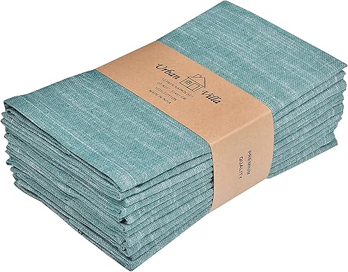 Urban Villa Easter Collection - Servilletas de cena (20 x 20 pulgadas) de algodón, juego de 12 unidades, uso diario, tela de gran tamaño con