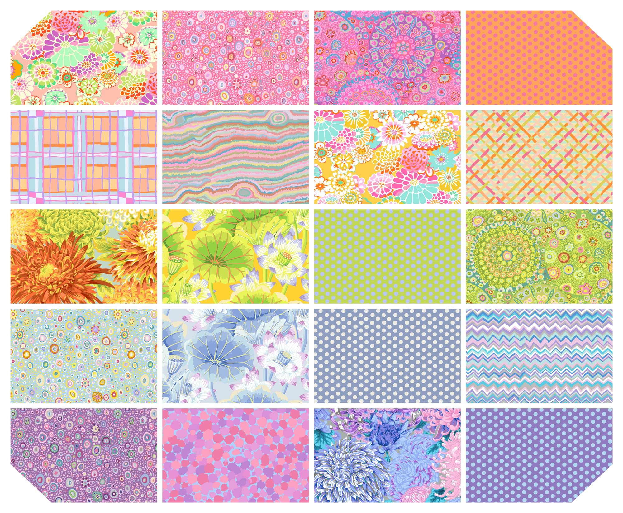 Amazon.com: Classics Plus Sorbet Design Roll (40 Pieces) by Kaffe