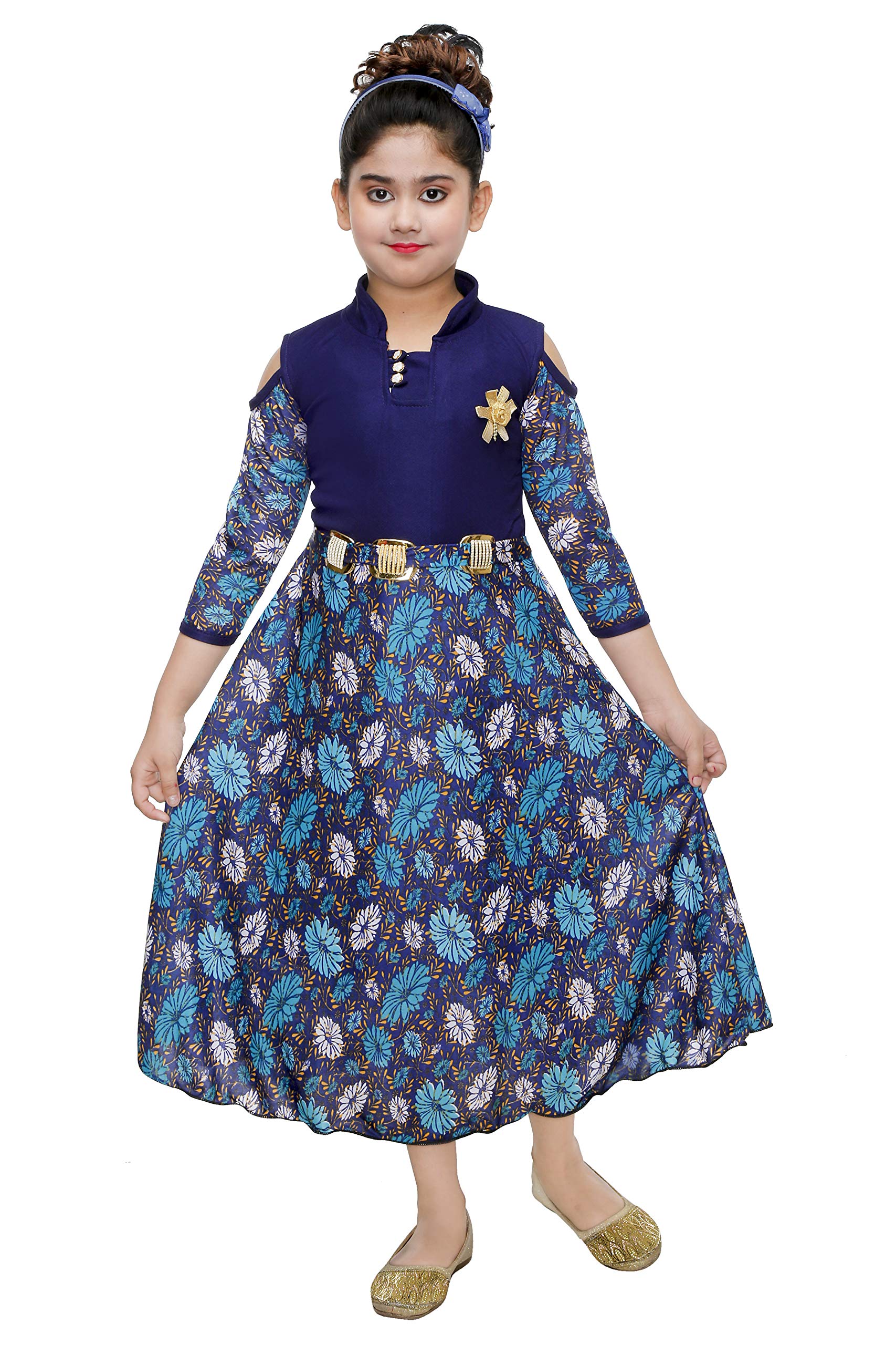 Bachcha Girls' Knee Length Dress