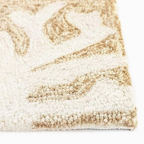 Miniatura 6 de Liora Manne Alfombra Capri para interiores y exteriores alfombra náutica temática de playa costera decoración tropical cómoda y duradera