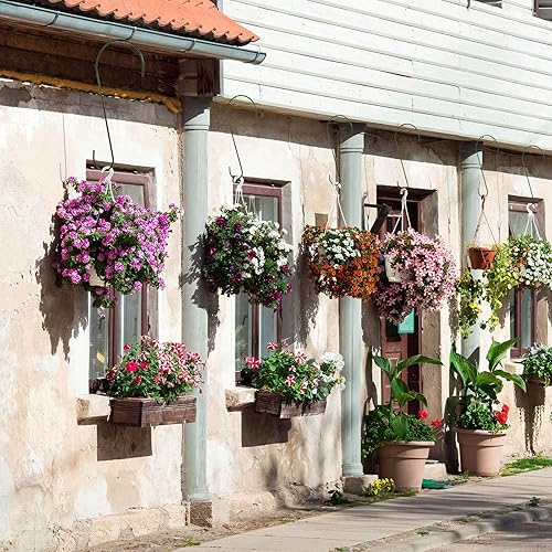 Miniatura 6 de Ripeng 12 ganchos grandes en forma de S de 12 pulgadas, resistentes a prueba de óxido, gancho de acero inoxidable para ramas de árbol de jardín,