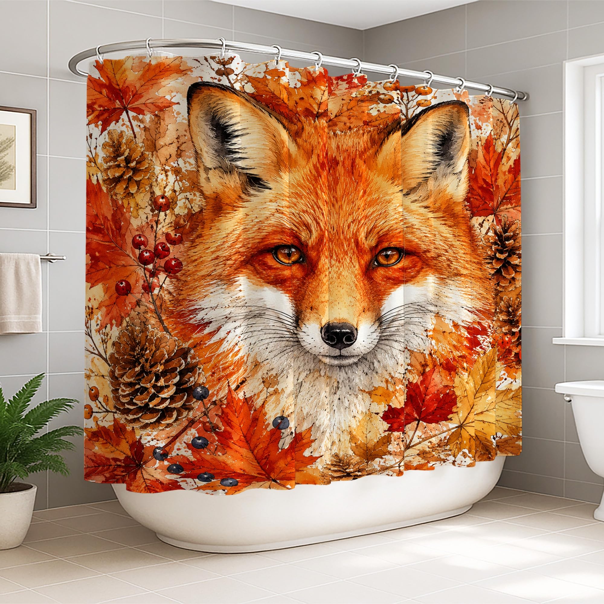 Rideau de douche imperméable extra large 274x183 polyester pour salle de bain et hôtel
