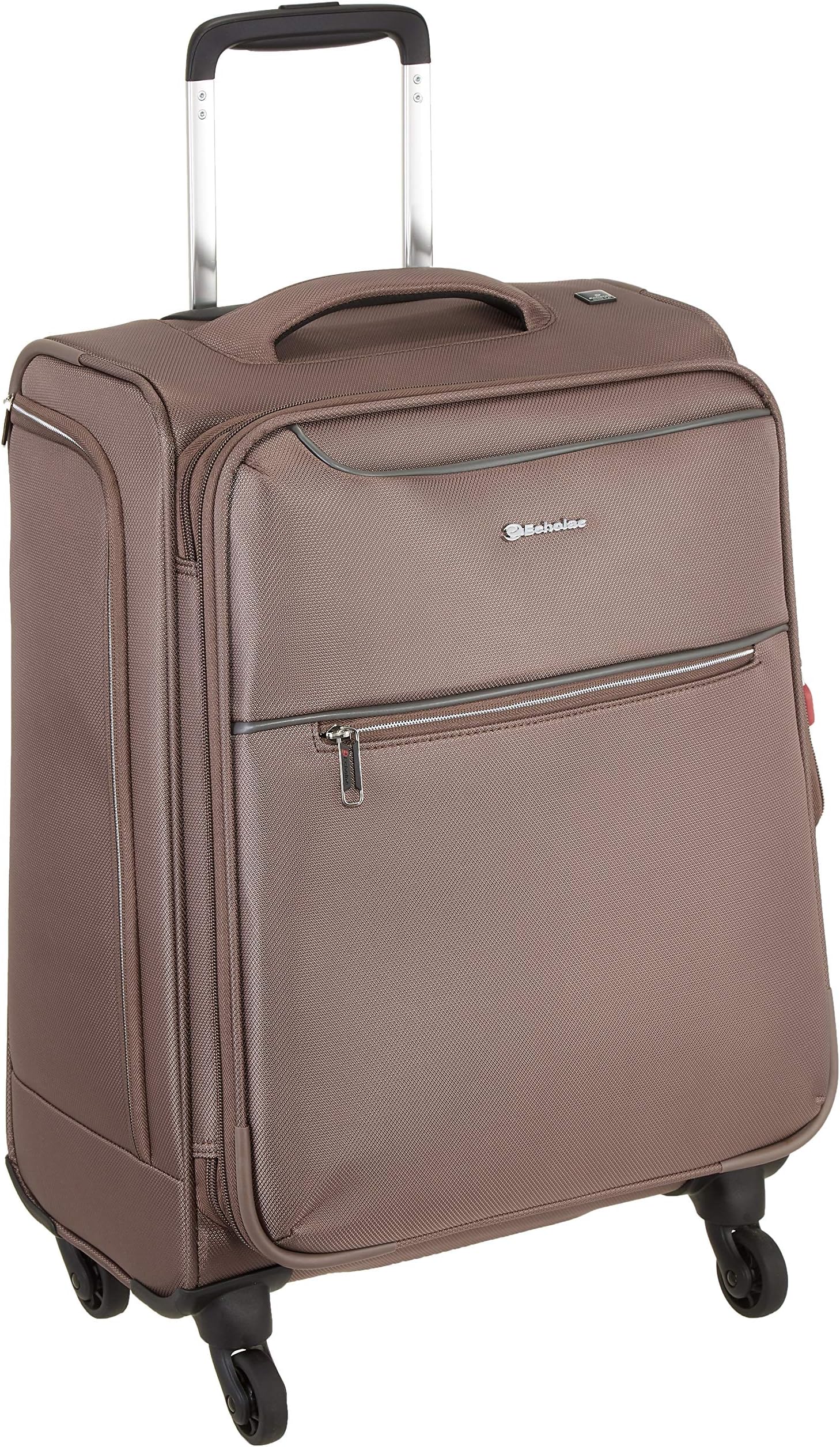ECHOLAC Polyester 15 inch 58 cms Brown Softsided Cabin Luggage (CT567)
