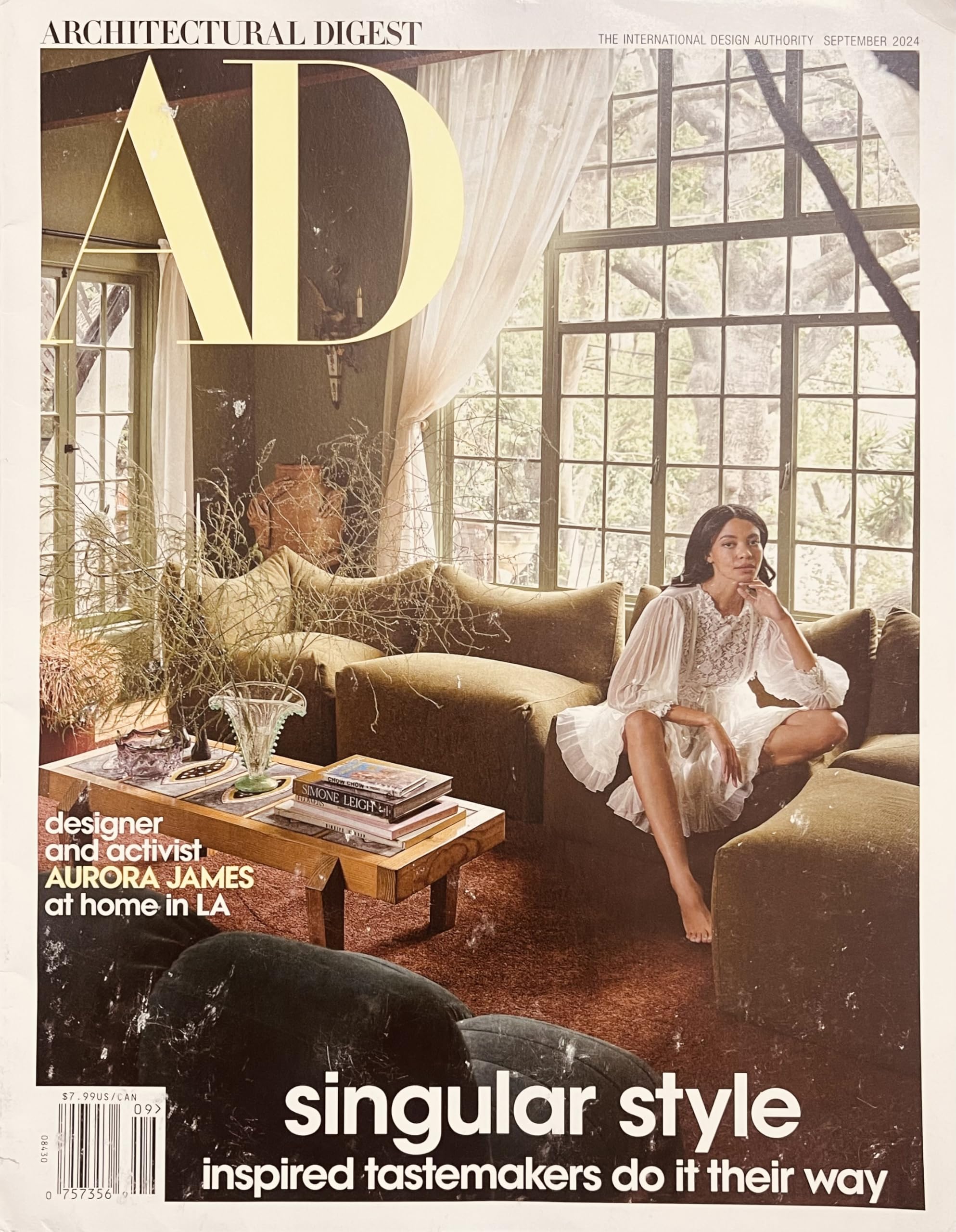 AD. Architectural. Digest. September. 2024. USA. Edition. Singular. Style.