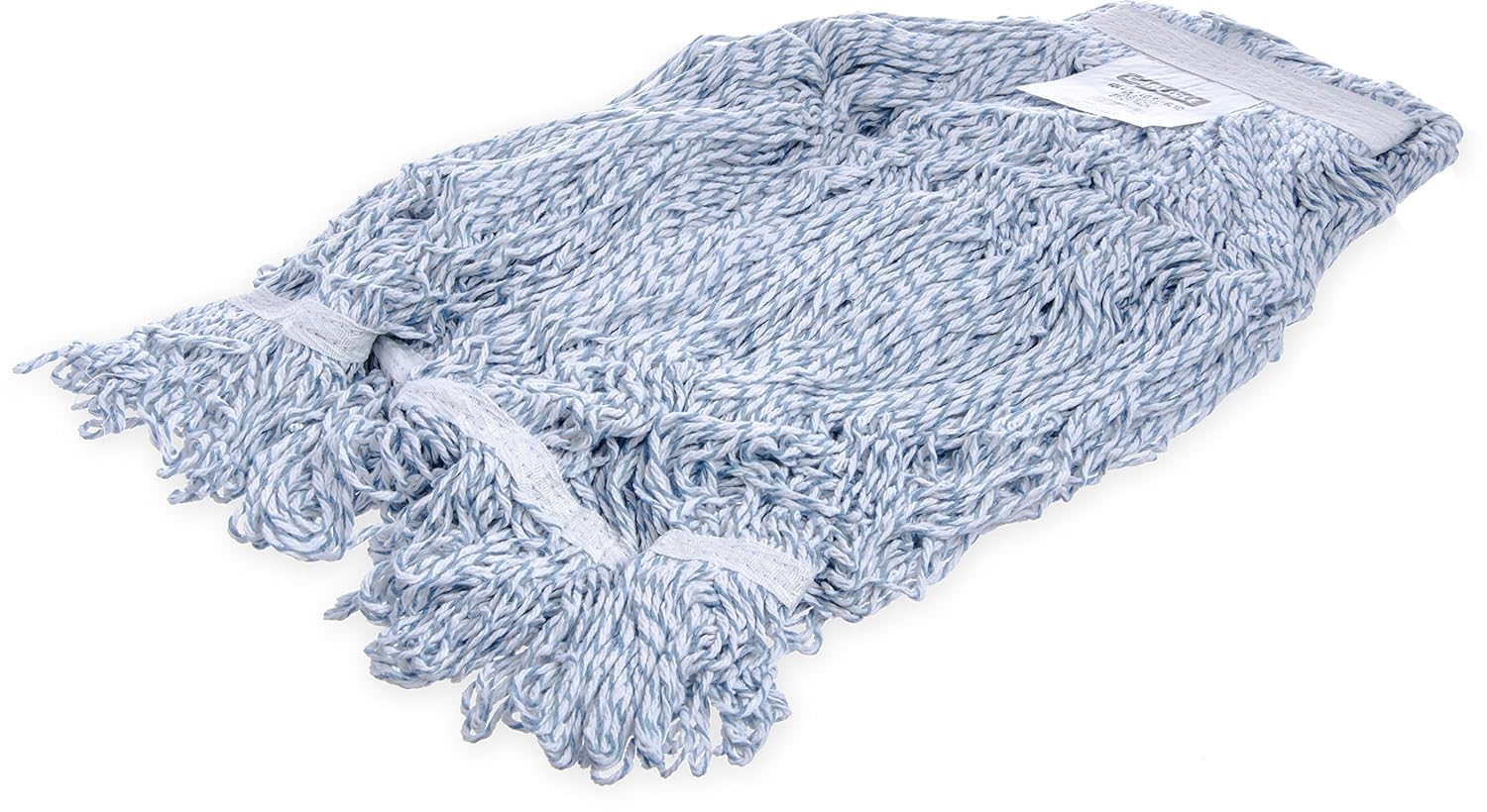 Carlisle FoodService Products 369674B14 Mop Head, 12" H, 5" W, 18" L, Rayon Cotton Blend, Large, Blue (Pack of 12)