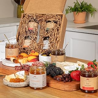 Finch + Fennel 5 Piece Hot Pepper Jelly Sampler Pack Gift Box