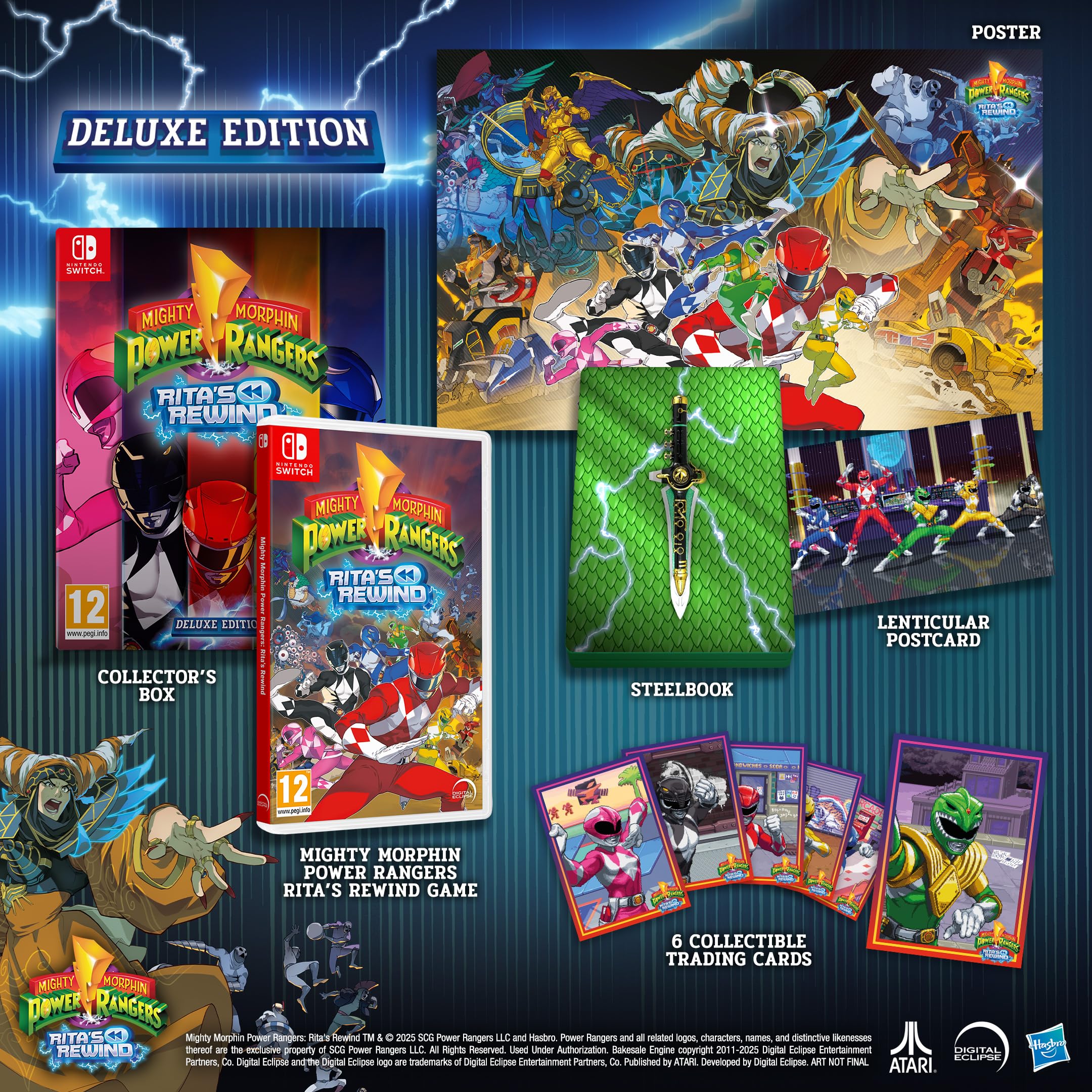 パワーレンジャー Power Rangers デラックス版 switch Mighty Morphin Power Rangers: Ritas Rewind - Deluxe Edition
