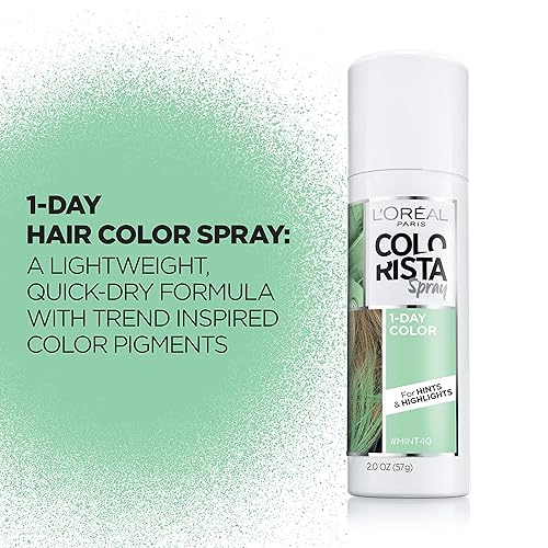 Miniatura 2 de L'Oreal Paris Color para pelo colorista, espray de un día, Mint