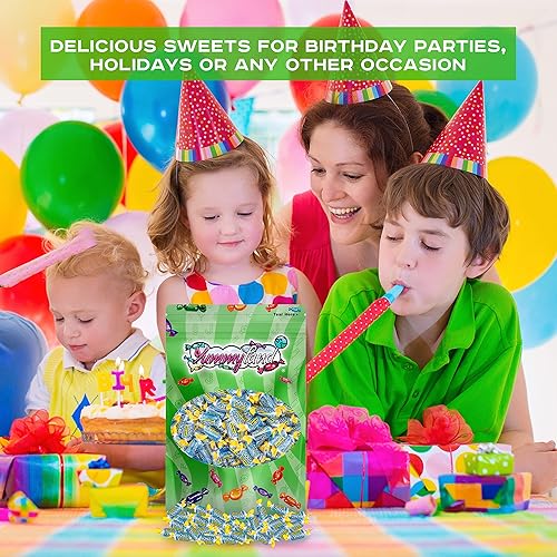 Miniatura 7 de Jolly Rancer - Caramelos duros de frambuesa azul, envueltos individualmente, bolsa de dulces a granel, 1 libra (16 onzas)