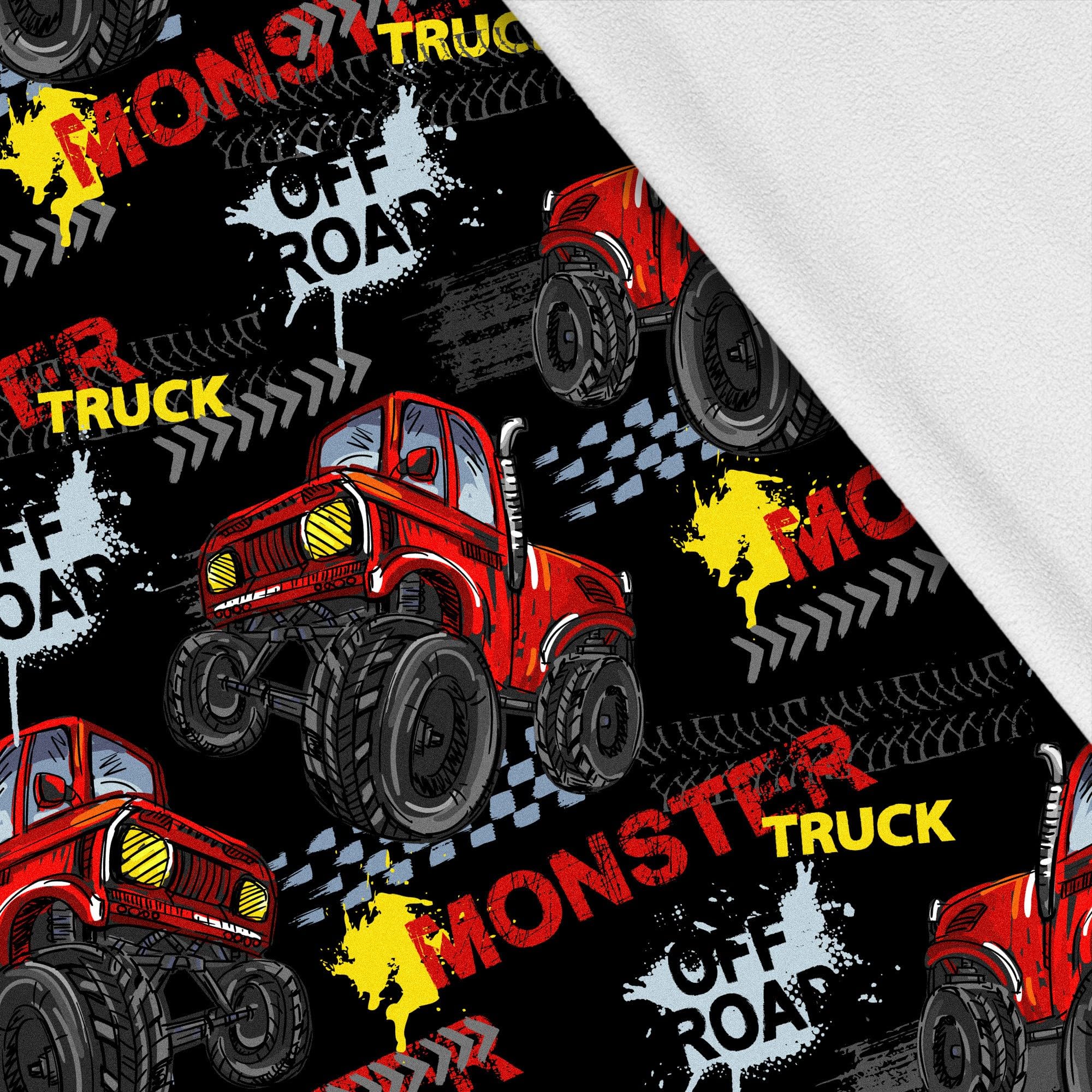 HEKO PANELS Tkanina softshell wodoodporna, Monster trucki, 3m 150x300cm