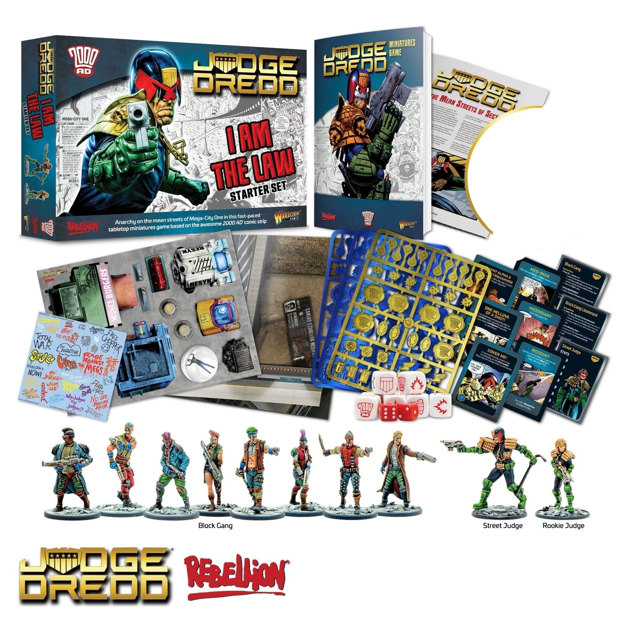 Juiz Dredd Starter Game com Dredd vs Death Figura SW | Amazon.com.br