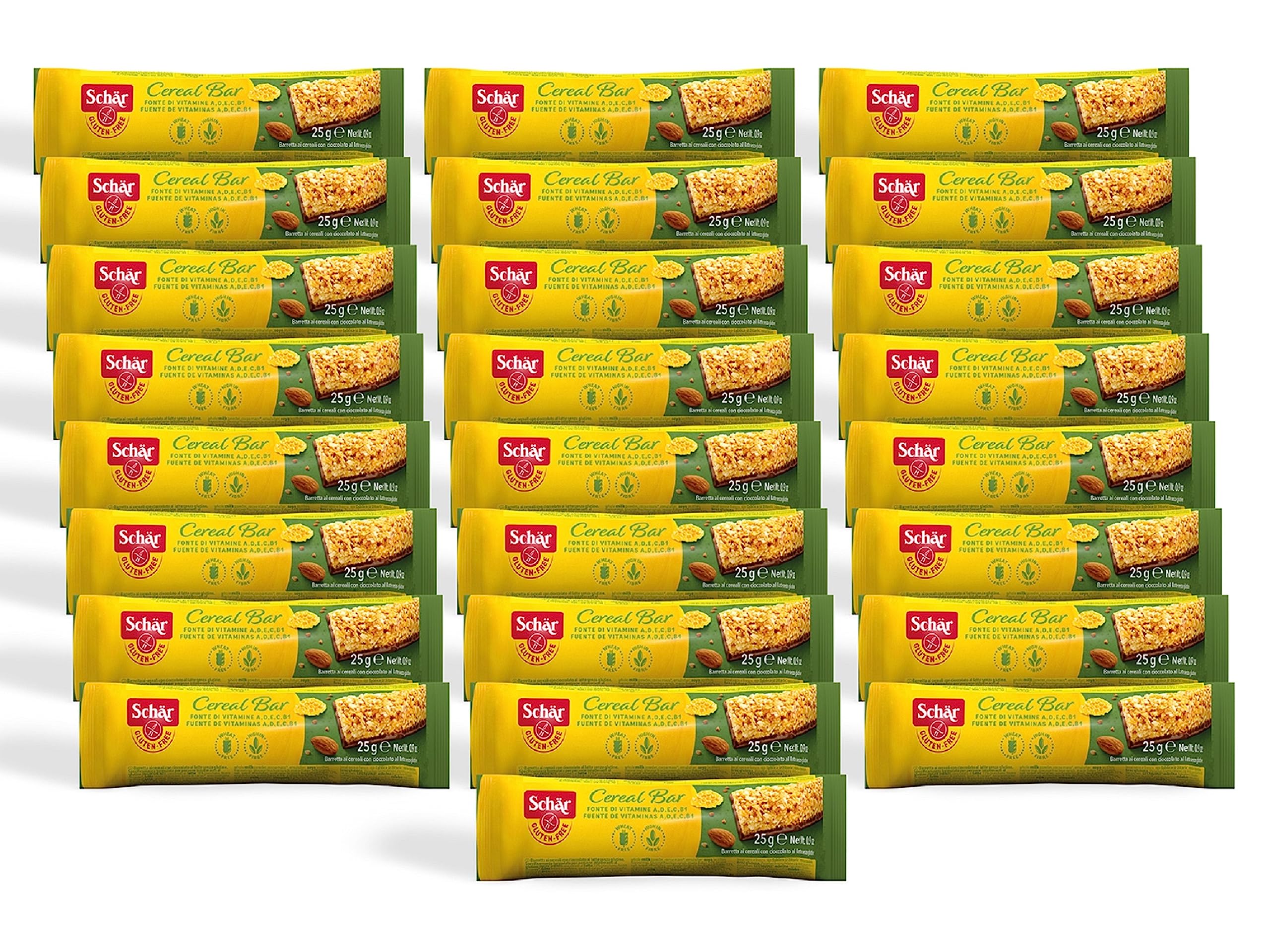 Dr. Schar Cereal Bar Barrita De Cereales - 25 gr - [Pack de 25]