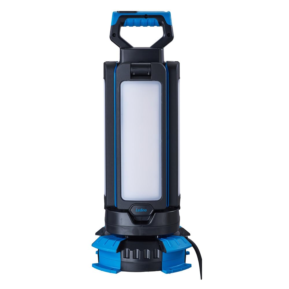 Ledino LED Arbeitsleuchte "Linden" 360° mit einstellbarer Lichtfarbe & 24.000lm 11162008001022 Leistung: 200 (4x50) W/Lichtstrom: 24.000 Lumen/Schutzklasse: IP65/Lebensdauer: 30.000 Std.