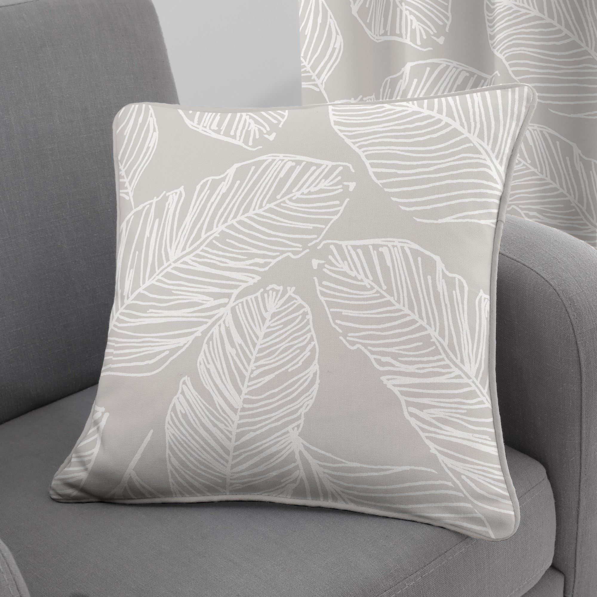 FusionMatteo - 100% Cotton Cushion Cover - 43 x 43cm in Natural