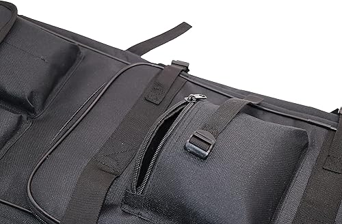 Vista 55 de Silfrae Rifle Backpack Soft Rifle Cases Shotgun Bag Tactical Rifle Case Shotgun Mochila Gun Case Arena