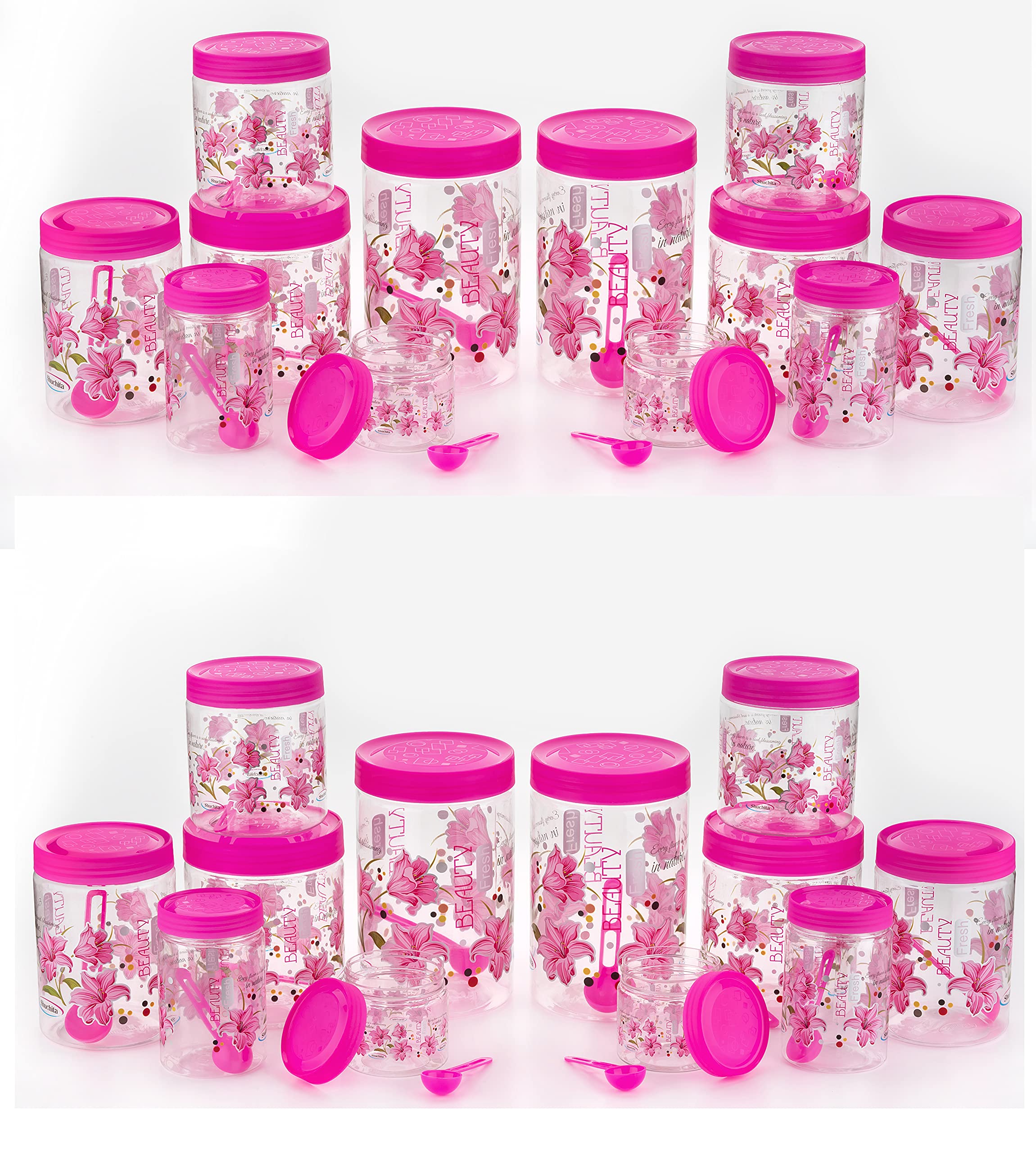 See full amazon price history chart for 4 SACRED Plastic Airtight Heavy Quality Printed Design Container Set with Spoons with Different Capacities (Blue) - Set of 24 4 SACRED Plastic Airtight Heavy Quality Printed Design Container Set with Spoons with Different Capacities (Blue) - Set of 24 (B096MPH5Z5) Amazon Price History, Amazon Price Tracker