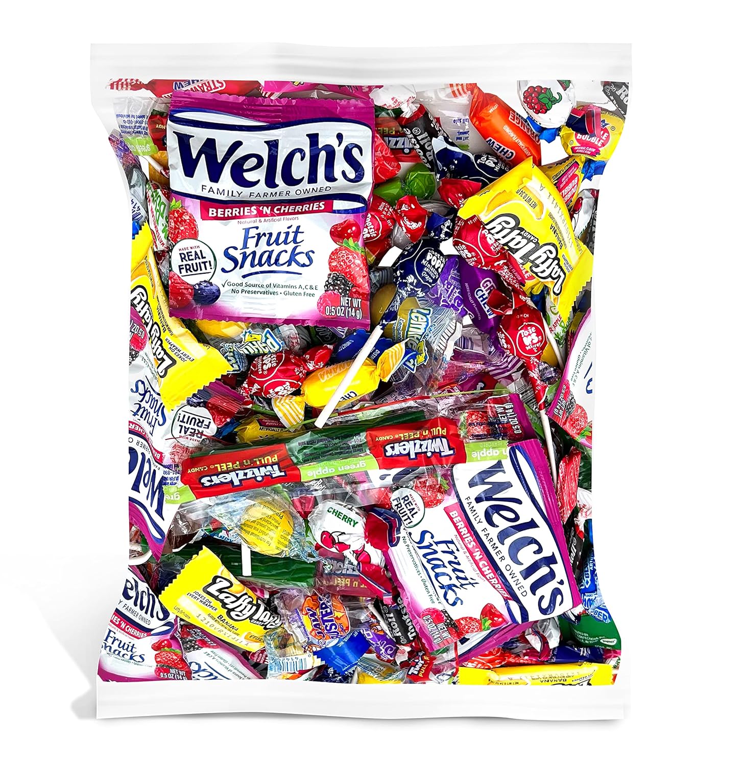 Party Candy Assortment Pack 3 Pounds TWIZZLERS, Welch's