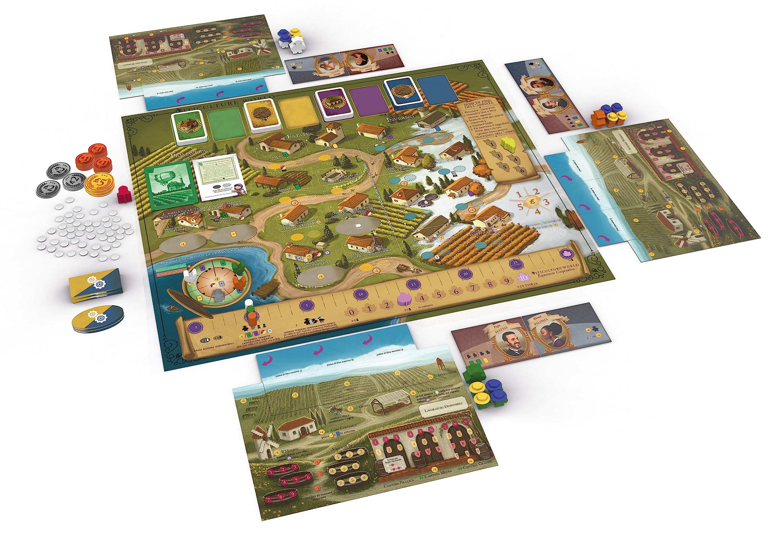 Viticulture World - partita in solitario in italiano (gameplay) - Board Games Francesco