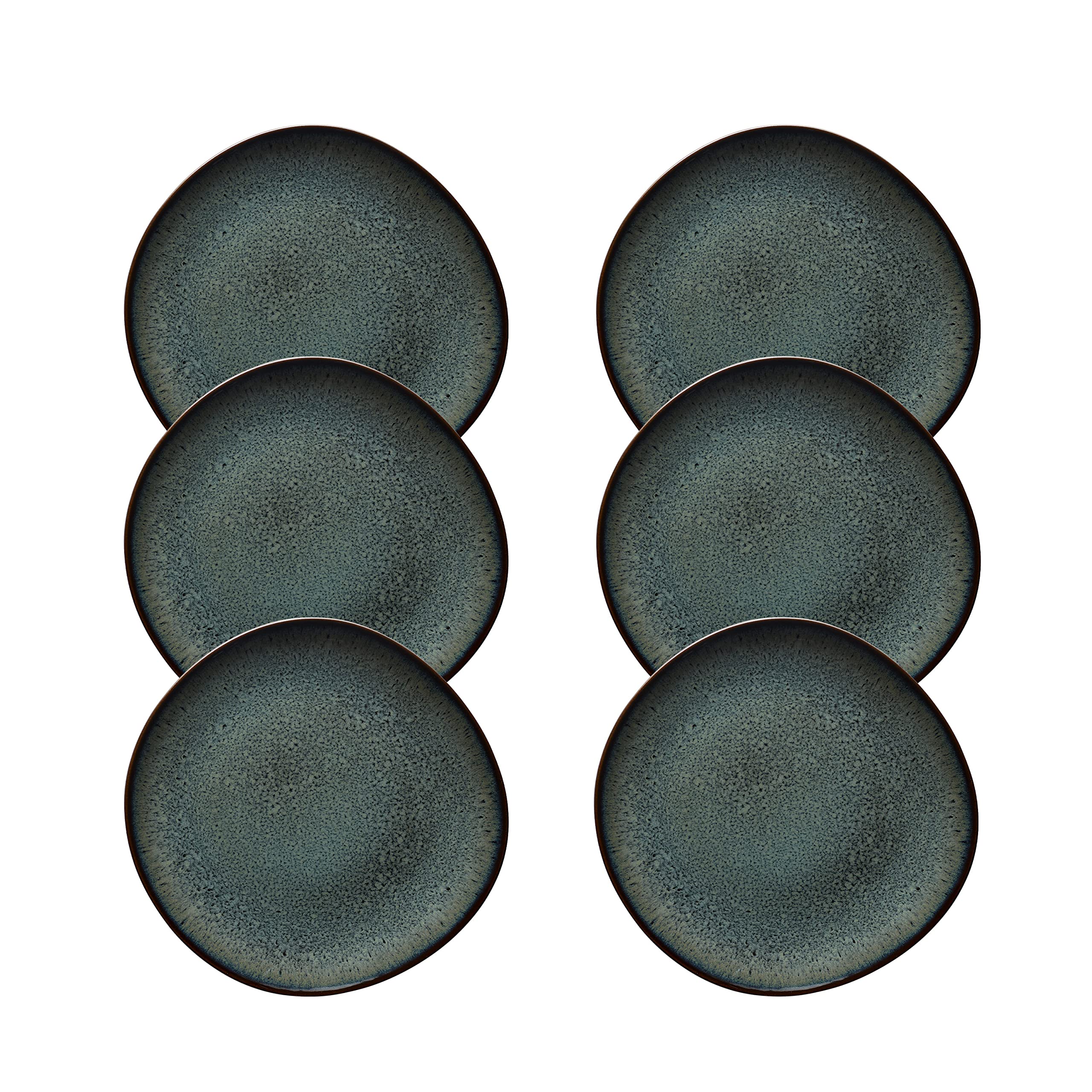 like. by Villeroy & Boch – Lave gris 6 x talerz śniadaniowy, 23 cm, kamionka, szary