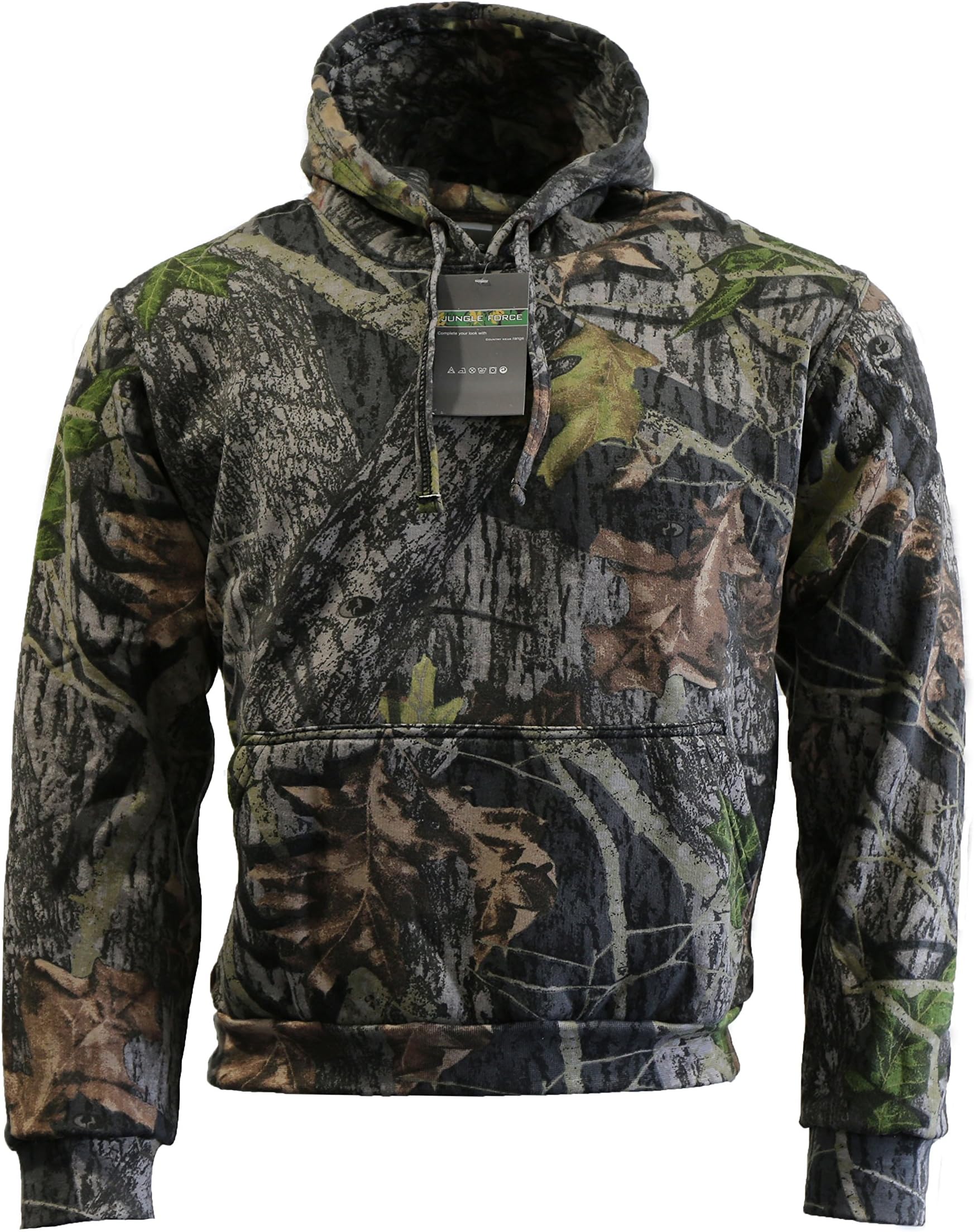 Jungle ForceAdults Mossy Oak Camo Pullover Hoodie