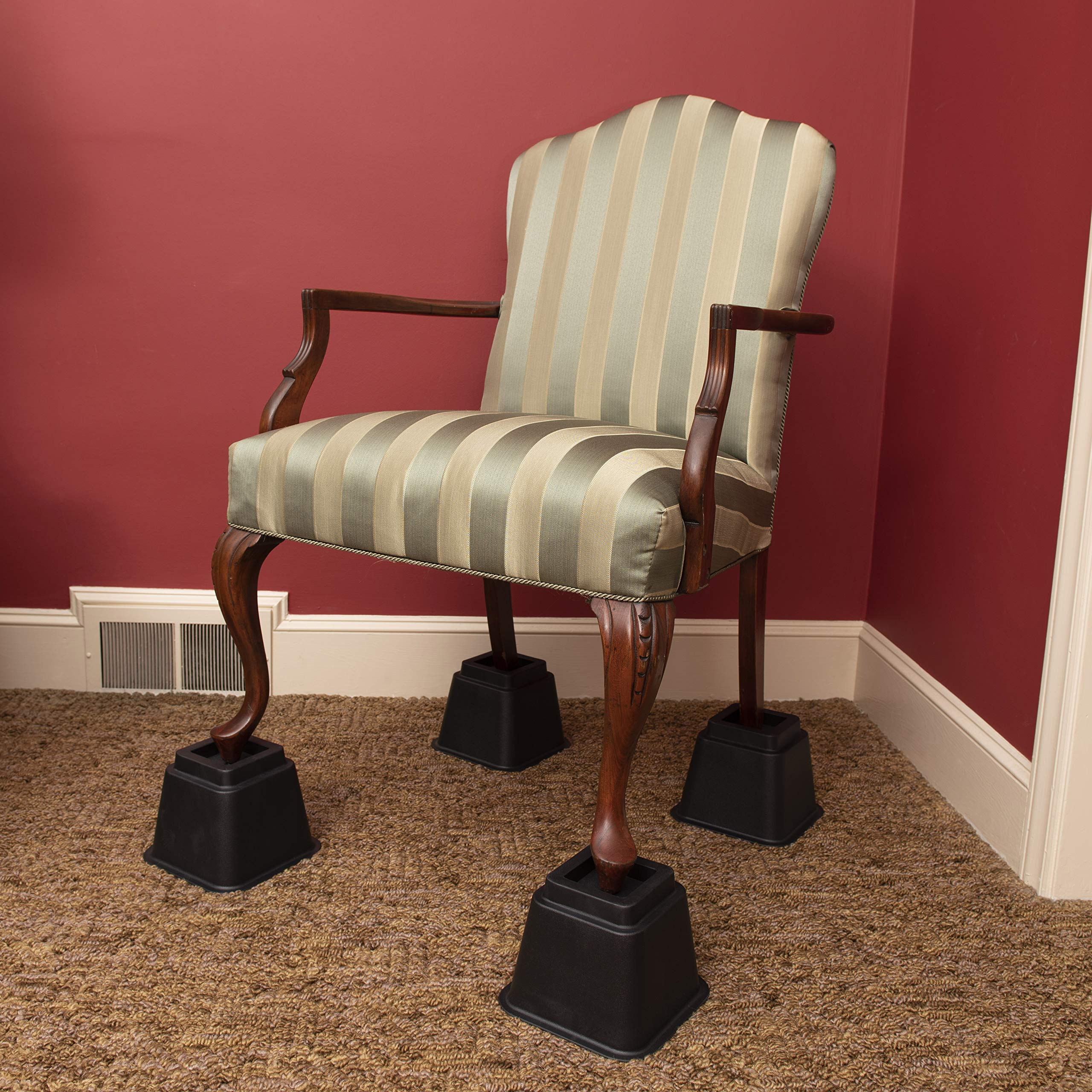 Premium 5Inch Bed Risers or Furniture Risers, Table Risers, Chair