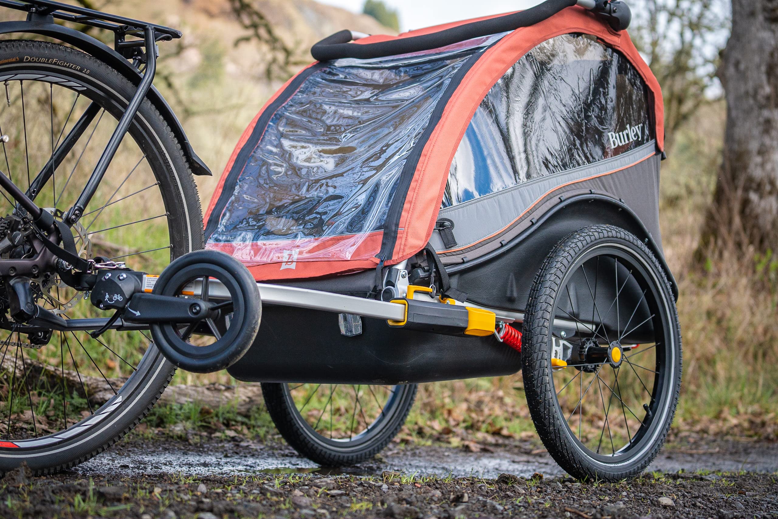 Burley Cub X, 2 Seat Kids Bike Trailer & Stroller — view 12