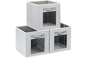 Clear Cube Storage Bins 11 x 11