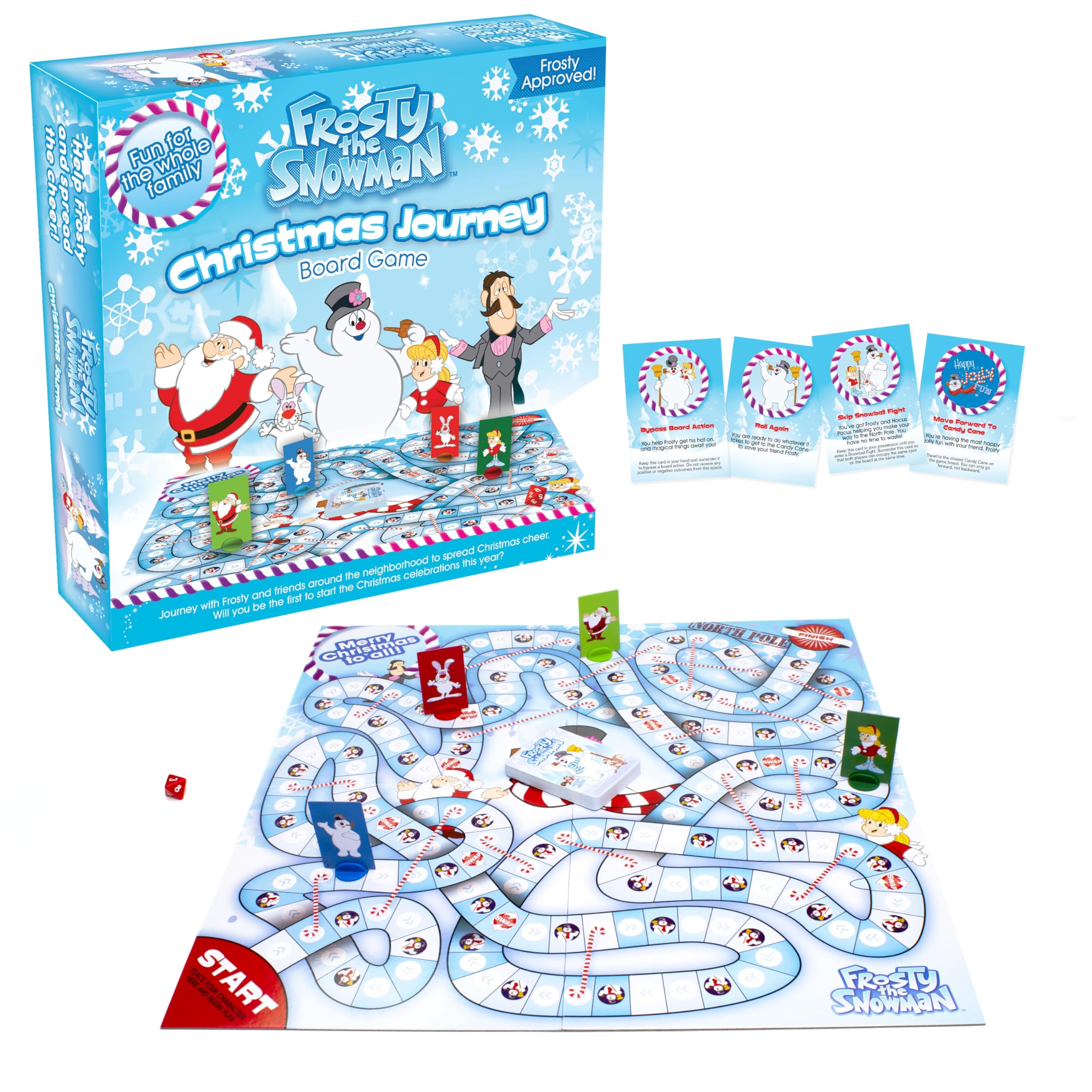 AQUARIUS Frosty The Snowman Christmas Journey Board Game
