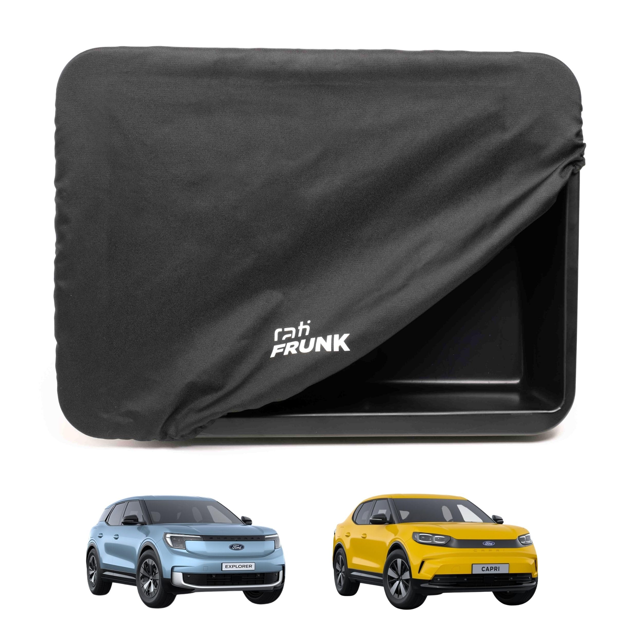 rati Frunk kompatibel für Ford Explorer 2024- / Capri 2024- | Erweiterter Front-Stauraum. Perfekt für Ladekabel & Zubehör. Hervorragende Passgenauigkeit, einfache Montage, höchste Qualität