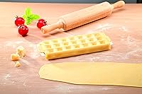 Vista 2 de Tescoma 630879.00 Ravioli Maker, Molde para 21 ravioles cuadrados, cortador de raviolis, prensa de raviolis, sello de raviolis