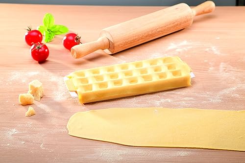 Miniatura 2 de Tescoma 630879.00 Ravioli Maker, Molde para 21 ravioles cuadrados, cortador de raviolis, prensa de raviolis, sello de raviolis