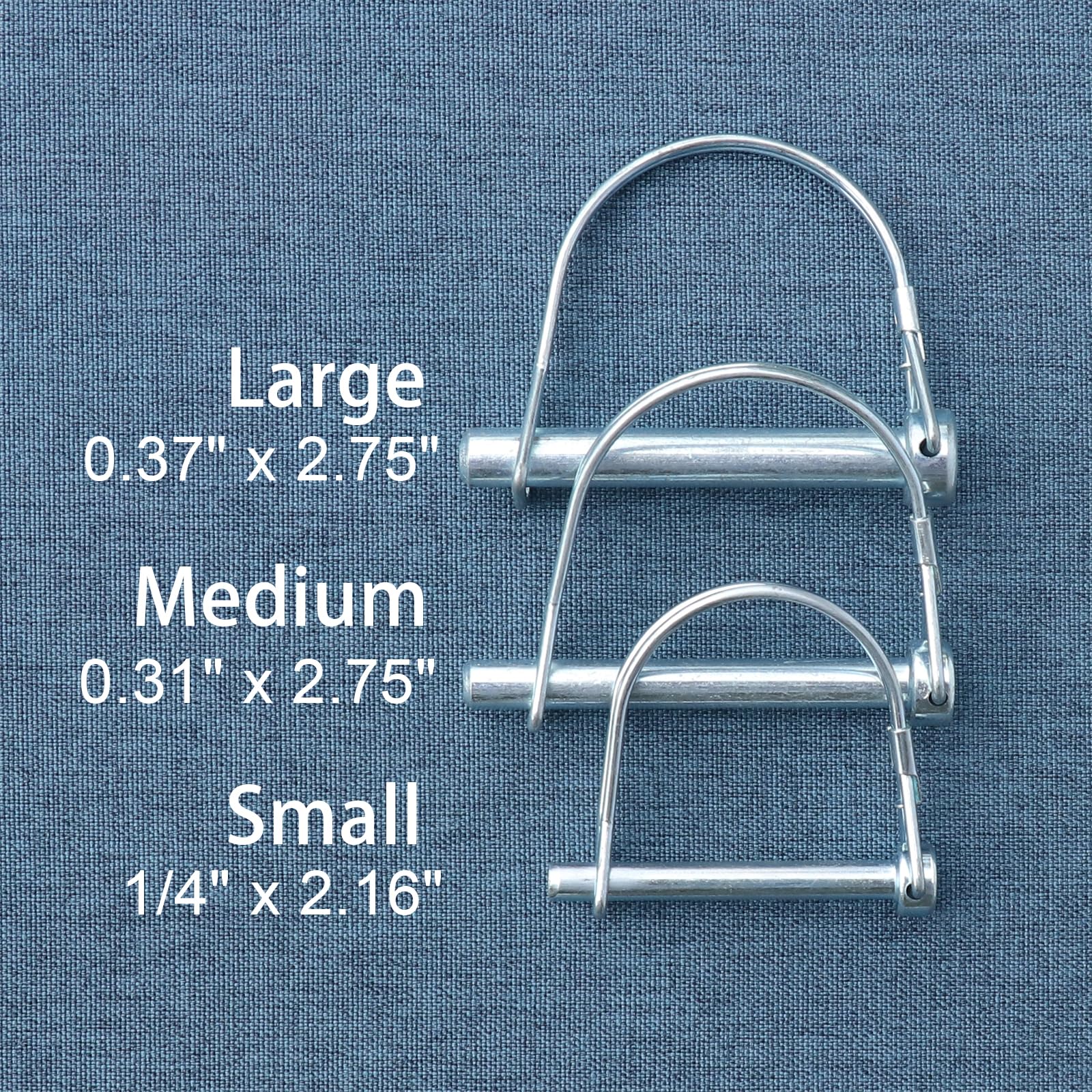 Trailer Hitch Pins - Zinc Plated Steel -2