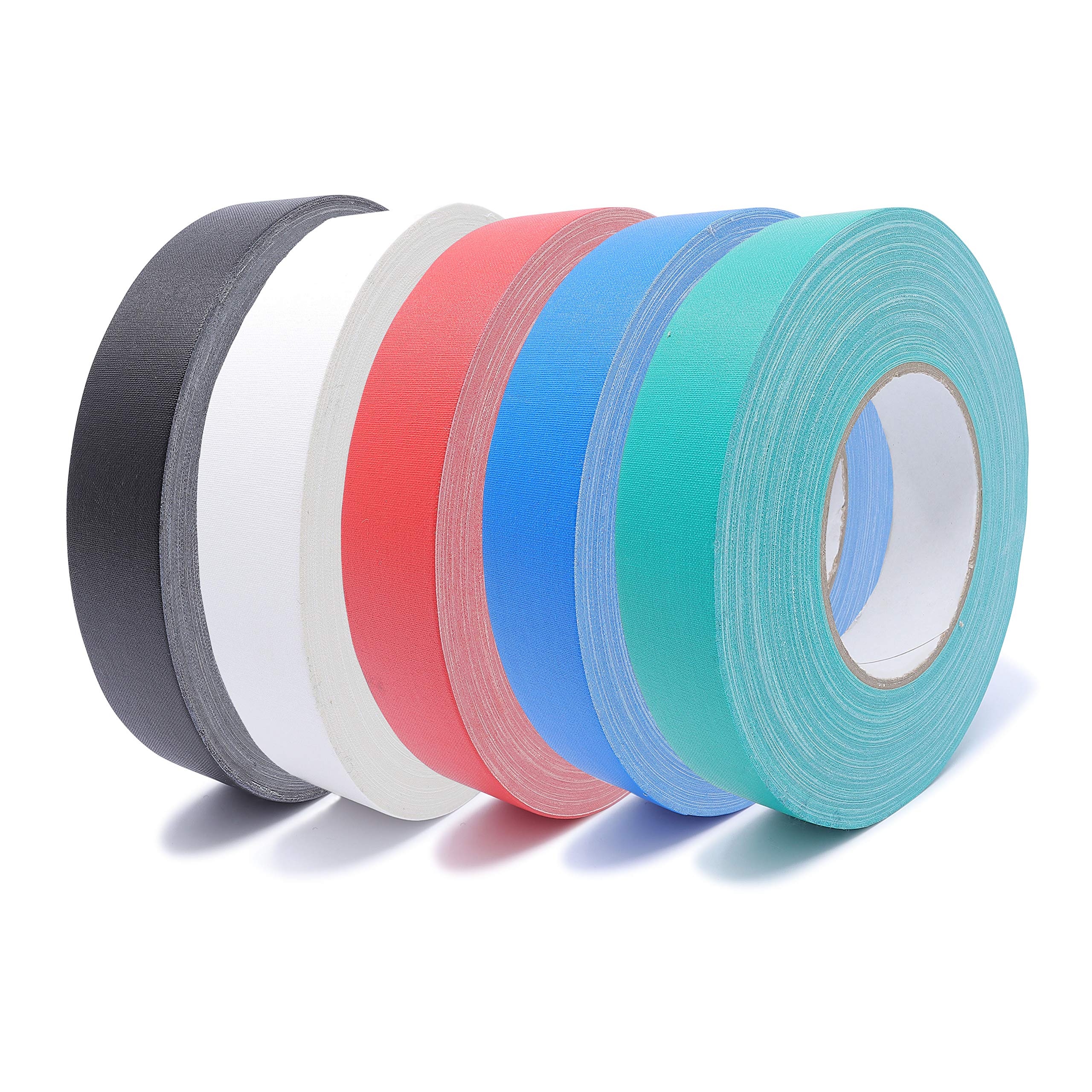 gws Cinta adhesiva de tejido prémium | resistente cinta blindada con adhesivo de caucho natural de calidad profesional (30 mm, 5 colores)
