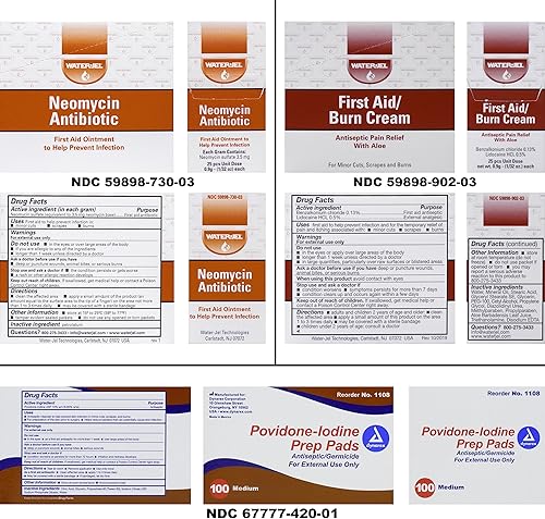 Miniatura 5 de MFASCO Kit de primeros auxilios para automóvil, kit de primeros auxilios al aire libre para emergencias, kit compacto de primeros auxilios esencial